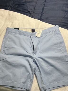 J. Crew Pale Blue Chino Shorts